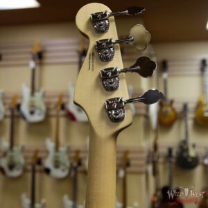 Fender USA Flea Signature Active Jazz Bass Maple Neck Inca Silver - Image 7