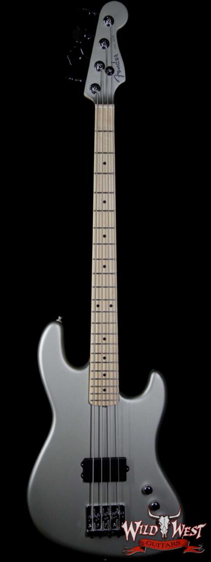 Fender USA Flea Signature Active Jazz Bass Maple Neck Inca Silver