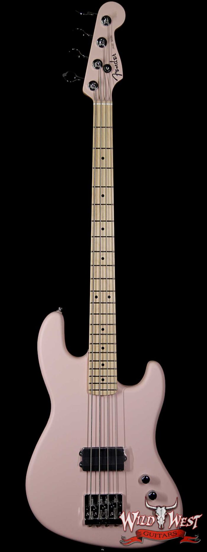 Fender USA Flea Signature Active Jazz Bass Shell Pink - Image 1