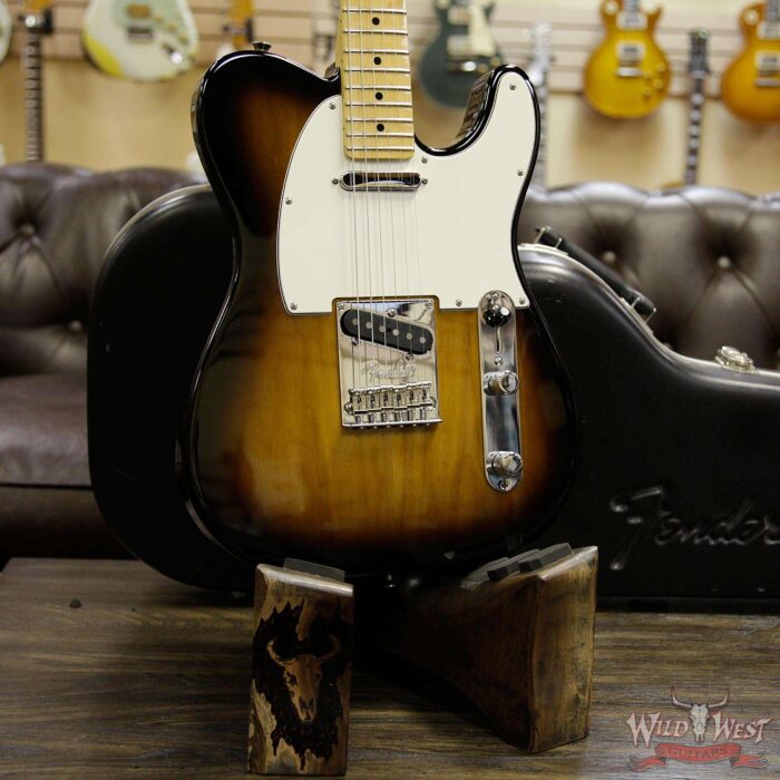 2015 Fender USA American Standard Telecaster Maple Neck 2 Tone Sunburst - Image 6