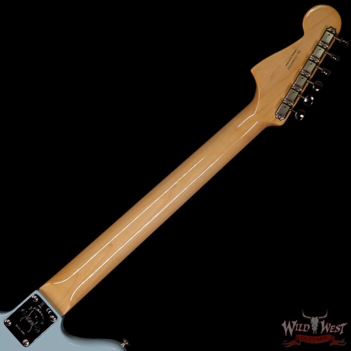 Fender USA Limited Edition 60th Anniversary Triple Jazzmaster Rosewood Fingerboard Daphne Blue - Image 10