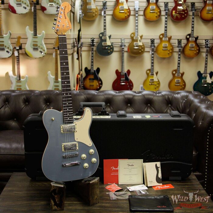 Fender USA Limited Edition Troublemaker TELE® Telecaster HH Rosewood Fingerboard Ice Blue Metallic - Image 10