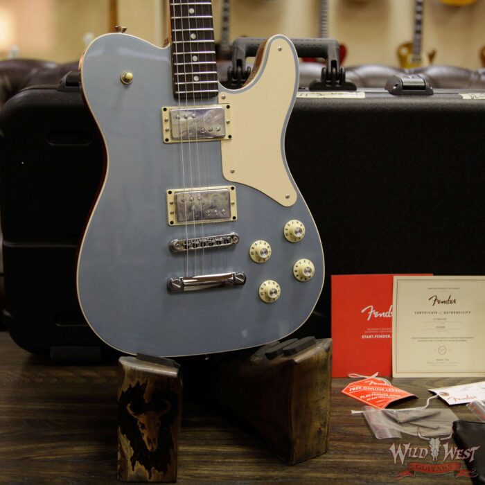 Fender USA Limited Edition Troublemaker TELE® Telecaster HH Rosewood Fingerboard Ice Blue Metallic - Image 11