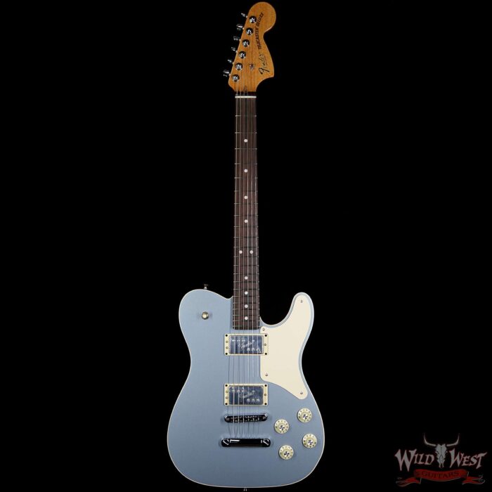 Fender USA Limited Edition Troublemaker TELE® Telecaster HH Rosewood Fingerboard Ice Blue Metallic - Image 4