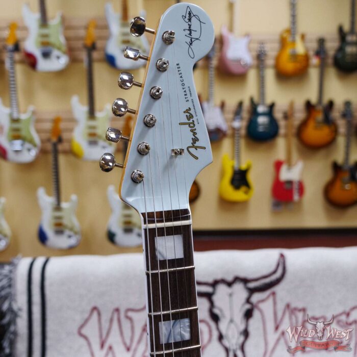 Fender USA Kenny Wayne Shepherd Stratocaster Rosewood Fingerbooard Transparent Faded Sonic Blue - Image 7
