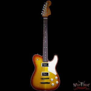 Fender Limited Edition Parallel Universe Troublemaker Tele Deluxe with Rosewood Fingerboard Ice Tea Burst - Image 6