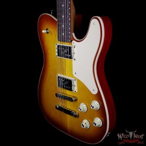 Fender Limited Edition Parallel Universe Troublemaker Tele Deluxe with Rosewood Fingerboard Ice Tea Burst - Image 2