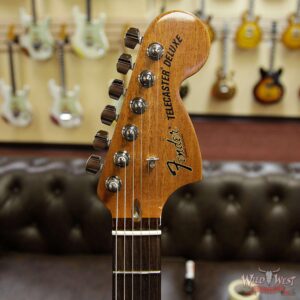 Fender Limited Edition Parallel Universe Troublemaker Tele Deluxe with Rosewood Fingerboard Ice Tea Burst - Image 10