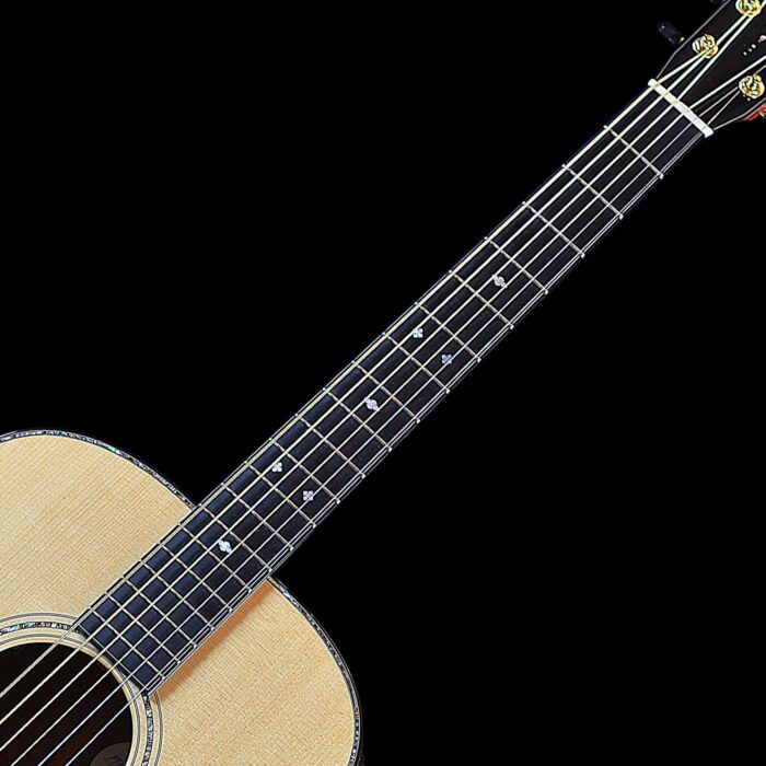 2009 Breedlove Revival Series OM Deluxe Custom “The Tree” Quilted Mahogany Back and Sides - Image 9