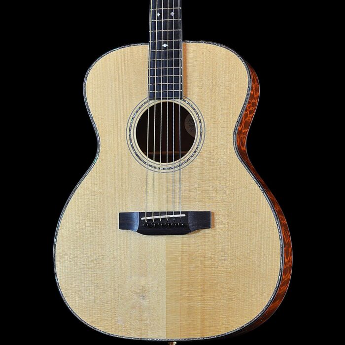 2009 Breedlove Revival Series OM Deluxe Custom “The Tree” Quilted Mahogany Back and Sides - Image 3