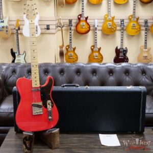 Fred Stuart Wild West 20th Anniversary Diamond Back Snake Head Maple Neck Fiesta Red # 20 of 20 - Image 6