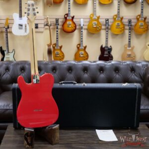 Fred Stuart Wild West 20th Anniversary Diamond Back Snake Head Maple Neck Fiesta Red # 20 of 20 - Image 9