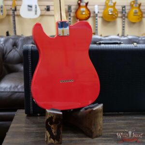 Fred Stuart Wild West 20th Anniversary Diamond Back Snake Head Maple Neck Fiesta Red # 20 of 20 - Image 11