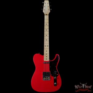 Fred Stuart Wild West 20th Anniversary Diamond Back Snake Head Maple Neck Fiesta Red # 20 of 20 - Image 3