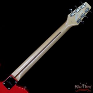 Fred Stuart Wild West 20th Anniversary Diamond Back Snake Head Maple Neck Fiesta Red # 20 of 20 - Image 5
