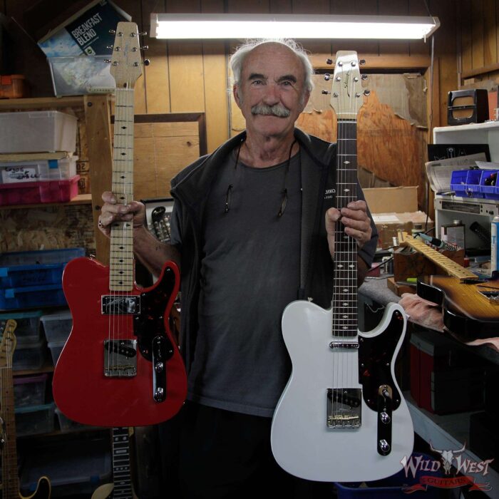 Fred Stuart Wild West 20th Anniversary Diamond Back Snake Head HS Guitar Maple Neck Fiesta Red #06 - Image 17