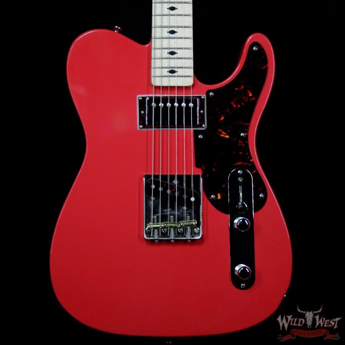Fred Stuart Wild West 20th Anniversary Diamond Back Snake Head HS Guitar Maple Neck Fiesta Red #06 - Image 3