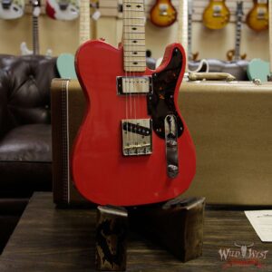 Fred Stuart Wild West 20th Anniversary Diamond Back Snake Head HS Guitar Maple Neck Fiesta Red #06 - Image 11