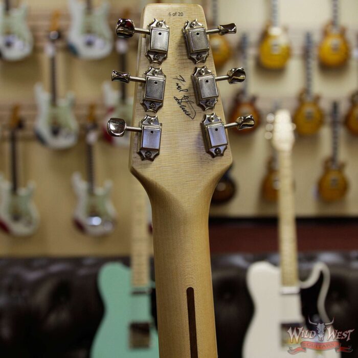 Fred Stuart Wild West 20th Anniversary Diamond Back Snake Head HS Guitar Maple Neck Fiesta Red #06 - Image 8