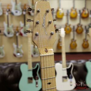 Fred Stuart Wild West 20th Anniversary Diamond Back Snake Head HS Guitar Maple Neck Fiesta Red #06 - Image 6