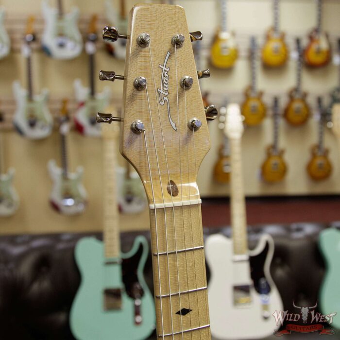 Fred Stuart Wild West 20th Anniversary Diamond Back Snake Head HS Guitar Maple Neck Fiesta Red #06 - Image 6