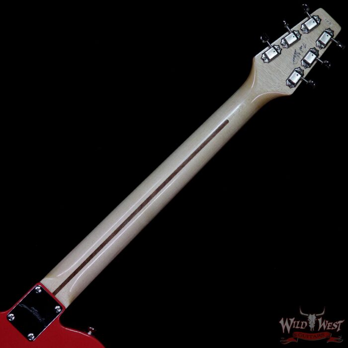 Fred Stuart Wild West 20th Anniversary Diamond Back Snake Head HS Guitar Maple Neck Fiesta Red #06 - Image 9