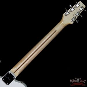 Fred Stuart Wild West 20th Anniversary Diamond Back Snake Head Guitar Maple Neck Olympic White #09 - Image 9