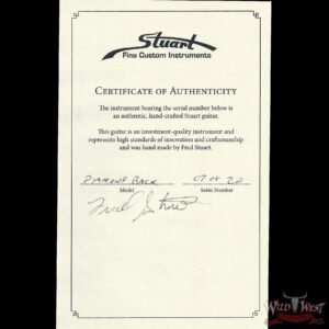 Fred Stuart Wild West 20th Anniversary Diamond Back Snake Head Rosewood Board Sonic Blue # 07 - Image 14
