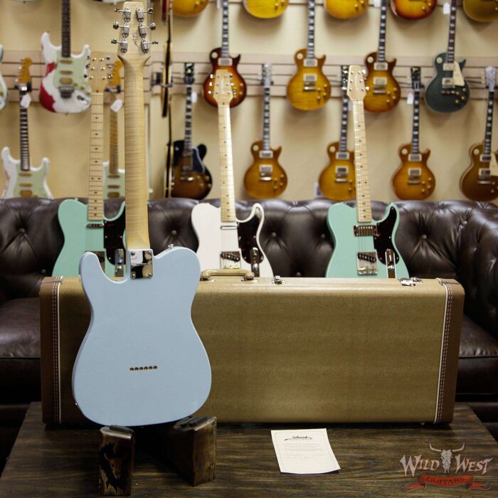 Fred Stuart Wild West 20th Anniversary Diamond Back Snake Head Rosewood Board Sonic Blue # 07 - Image 12