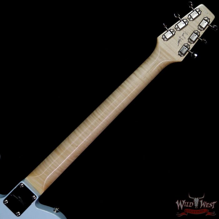 Fred Stuart Wild West 20th Anniversary Diamond Back Snake Head Rosewood Board Sonic Blue # 07 - Image 9