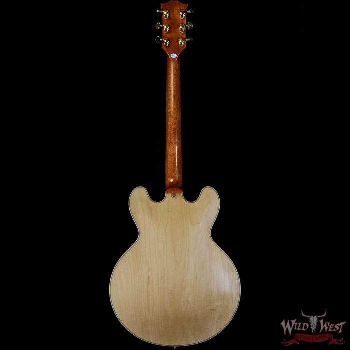 2020 NAMM Gibson Custom Shop 1959 ES-355 Reissue VOS Stop Bar Ebony Fingerboard Vintage Natural - Image 5