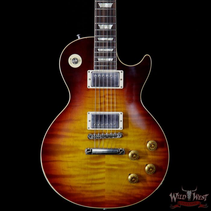 Gibson Custom Shop M2M Hand Selected 1958 Les Paul Standard ‘58 Reissue R8 Heavy Aged Dark Bourbon Burst - Image 3