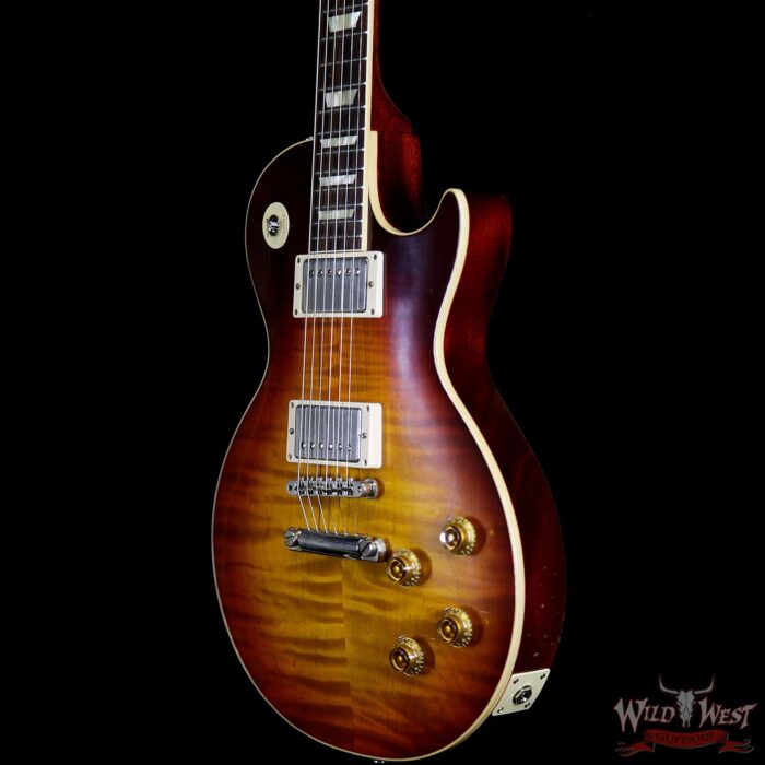 Gibson Custom Shop M2M Hand Selected 1958 Les Paul Standard ‘58 Reissue R8 Heavy Aged Dark Bourbon Burst - Image 2