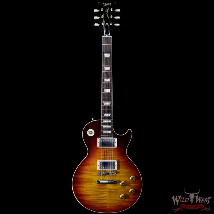 Gibson Custom Shop M2M Hand Selected 1958 Les Paul Standard ‘58 Reissue R8 Heavy Aged Dark Bourbon Burst - Image 4