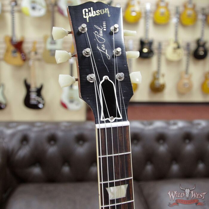 Gibson Custom Shop M2M Hand Selected 1958 Les Paul Standard ‘58 Reissue R8 Heavy Aged Dark Bourbon Burst - Image 7
