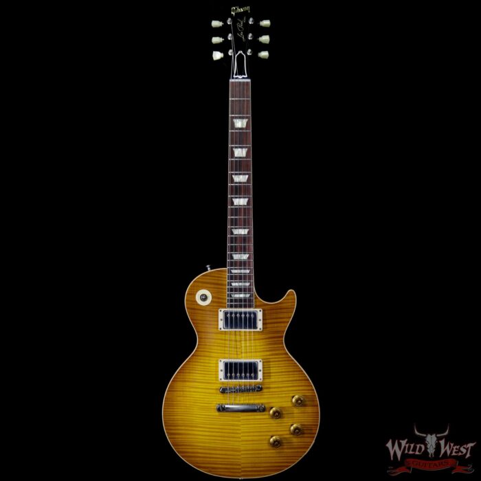 Gibson Custom Shop M2M Hand Selected Kill Top 60th Anniversary 1959 Les Paul Standard VOS Dirty Lemon Fade 8.75 lbs - Image 4