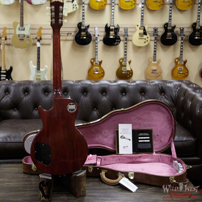 Gibson Custom Shop M2M Hand Selected Kill Top 1960 Les Paul Standard ‘60 Reissue R0 VOS Green Lemon Fade 8.40 LBS - Image 13