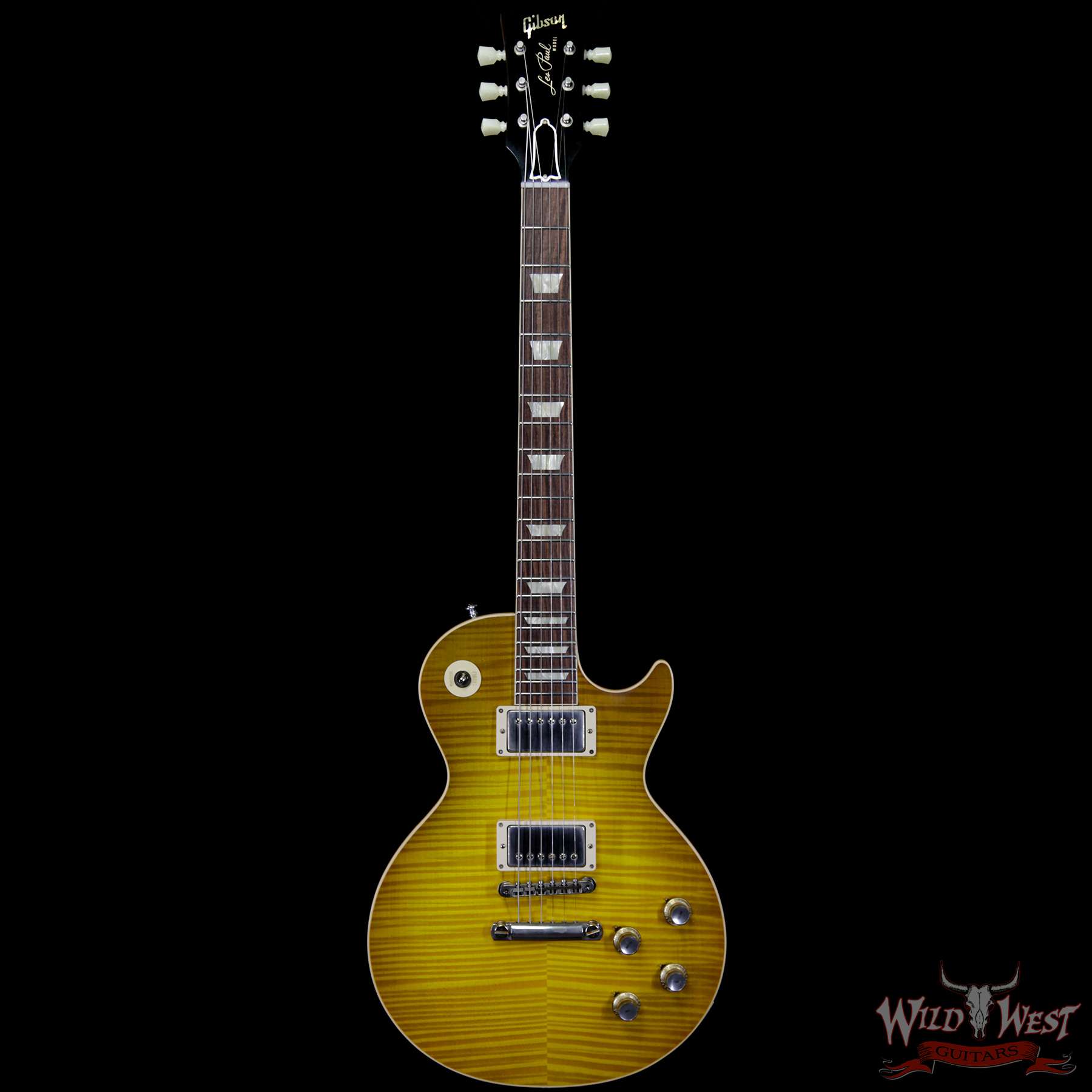gcs-m2m-60lpvos-glf-09692-f__wwg.jpg Gibson Custom Shop M2M Hand Selected Kill Top 1960 Les Paul Standard ‘60 Reissue R0 VOS Green Lemon Fade 8.40 LBS - Image 4