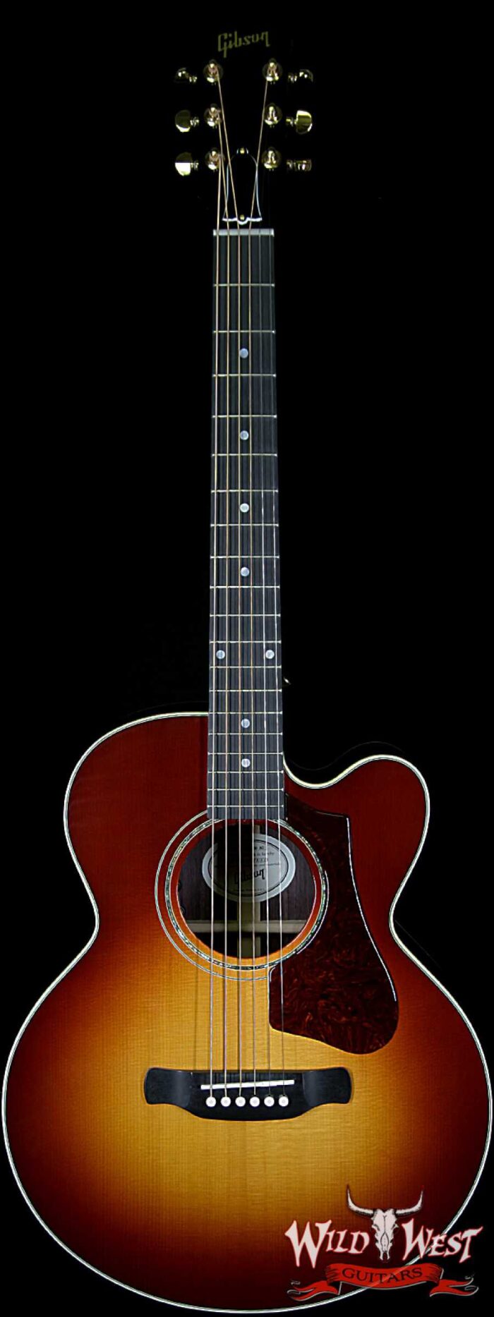 2018 Gibson Montana Parlor Rosewood AG(Avant Garde) Cutaway Acoustic Electric Sunset Burst - Image 1