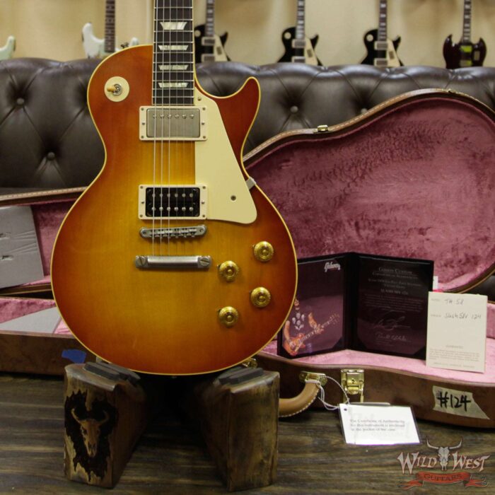 Gibson Custom Shop True Historic Slash 1958 Les Paul First Standard #8 3096 Replica #124 of 150 LTD VOS 8.4 Lbs - Image 13
