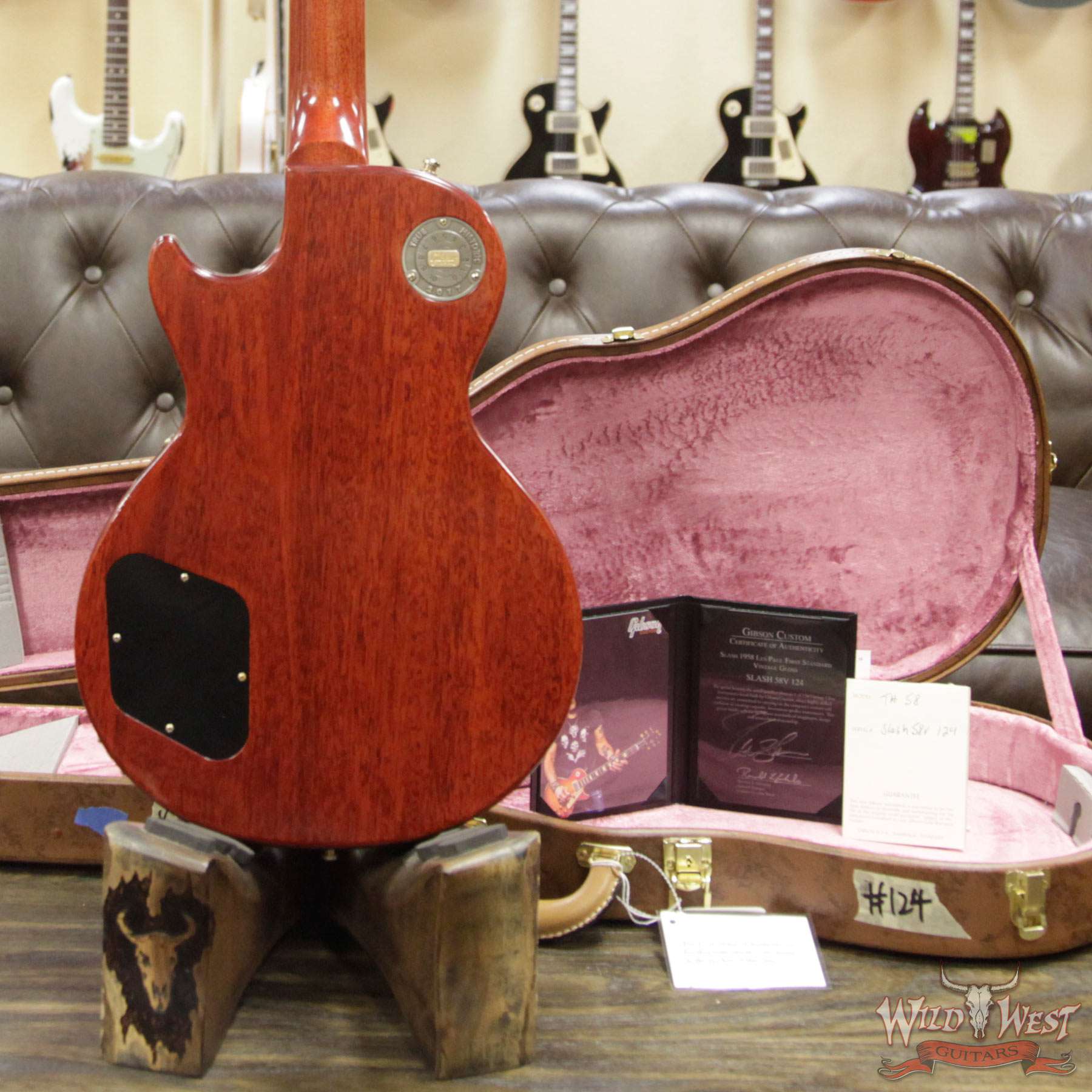 gibson-1958custon-standard-lp-124ltd-d4__wwg.jpg Gibson Custom Shop True Historic Slash 1958 Les Paul First Standard #8 3096 Replica #124 of 150 LTD VOS 8.4 Lbs - Image 15