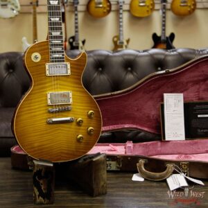Gibson Custom Shop Historic 1959 Les Paul Lite Aged R9 Brazilian Rosewood Board Dirty Lemon 8.20 Lbs - Image 12
