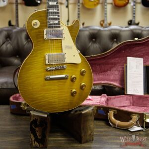 Gibson Custom Shop Historic 1959 Les Paul Vintage Gloss Brazilian Rosewood Fingerboard Green Lemon 8.75 LBS - Image 12