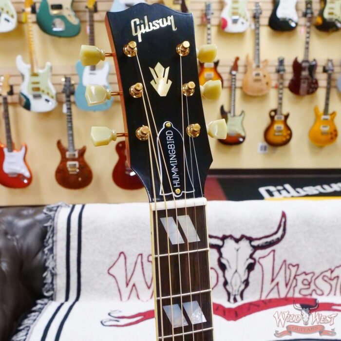 Gibson Custom Shop 1960 Hummingbird Fixed Bridge Heritage Cherry Sunburst - Image 7