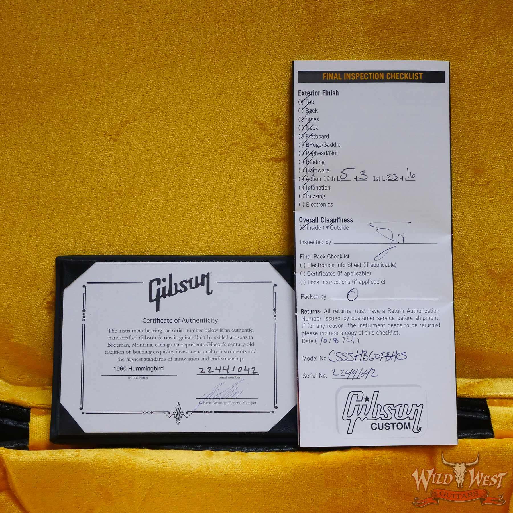 gibson-1960hummingbird-22441042-d7__wwg.jpg Gibson Custom Shop 1960 Hummingbird Fixed Bridge Heritage Cherry Sunburst - Image 12