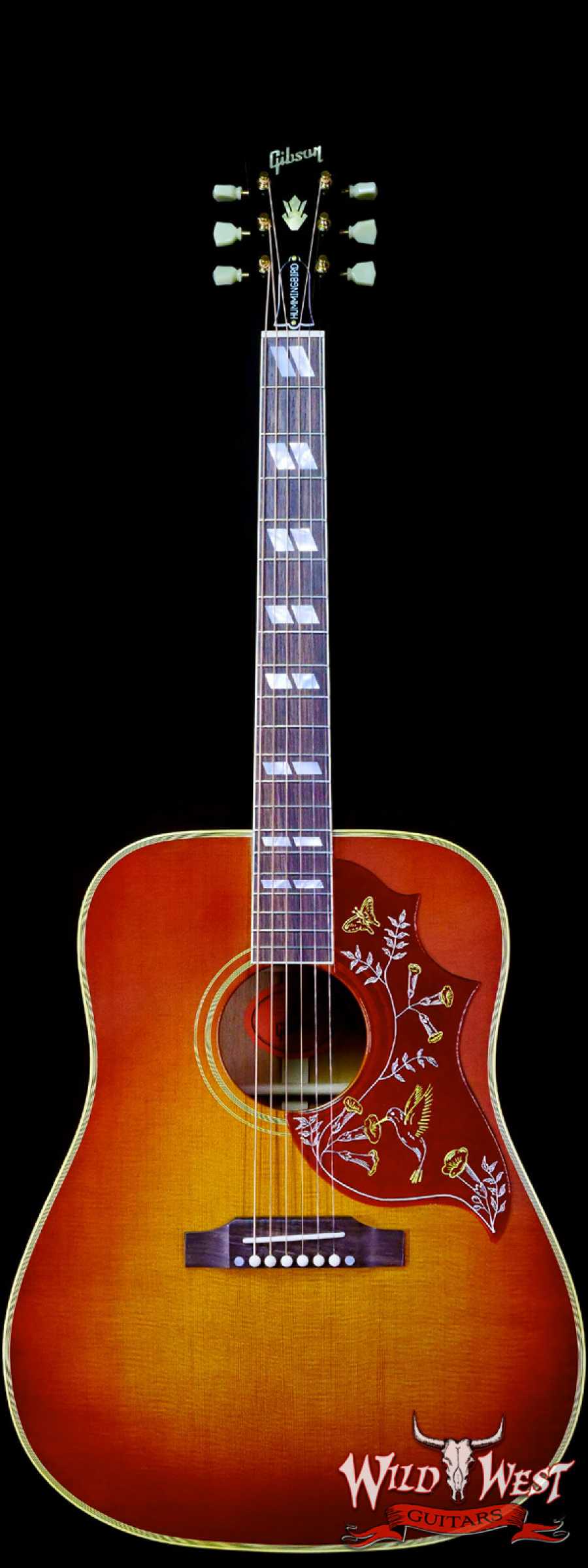 gibson-1960hummingbird-22441042-main__wwg_large.jpg Gibson Custom Shop 1960 Hummingbird Fixed Bridge Heritage Cherry Sunburst - Image 1