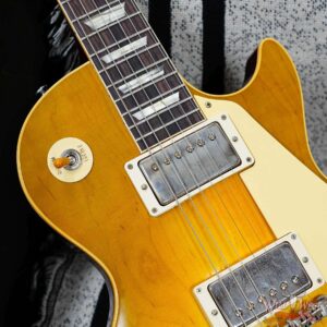 Gibson Custom Shop M2M 1958 Les Paul Standard Reissue Murphy Lab Light Aged Green Lemon Fade 8.45 LBS - Image 9