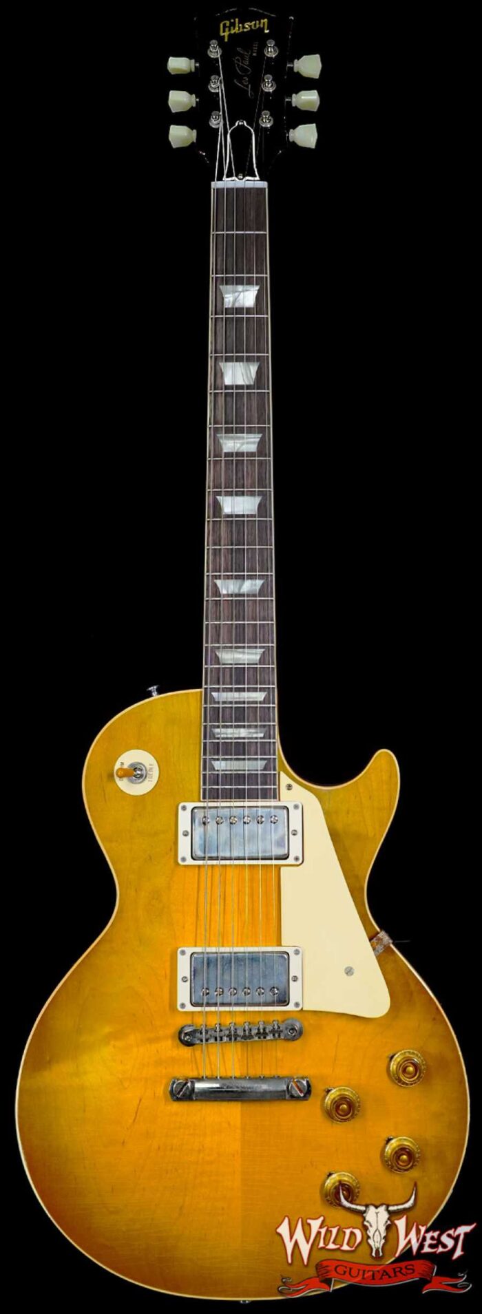 Gibson Custom Shop M2M 1958 Les Paul Standard Reissue Murphy Lab Light Aged Green Lemon Fade 8.45 LBS - Image 1