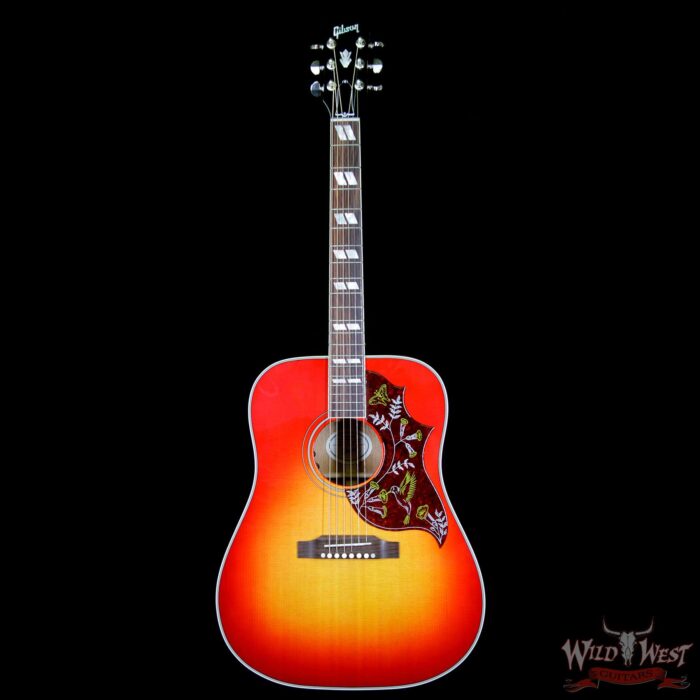Gibson Montana Hummingbird 2018 Sitka Spruce Top Mahogany Back & Side Rosewood Board Heritage Burst - Image 4