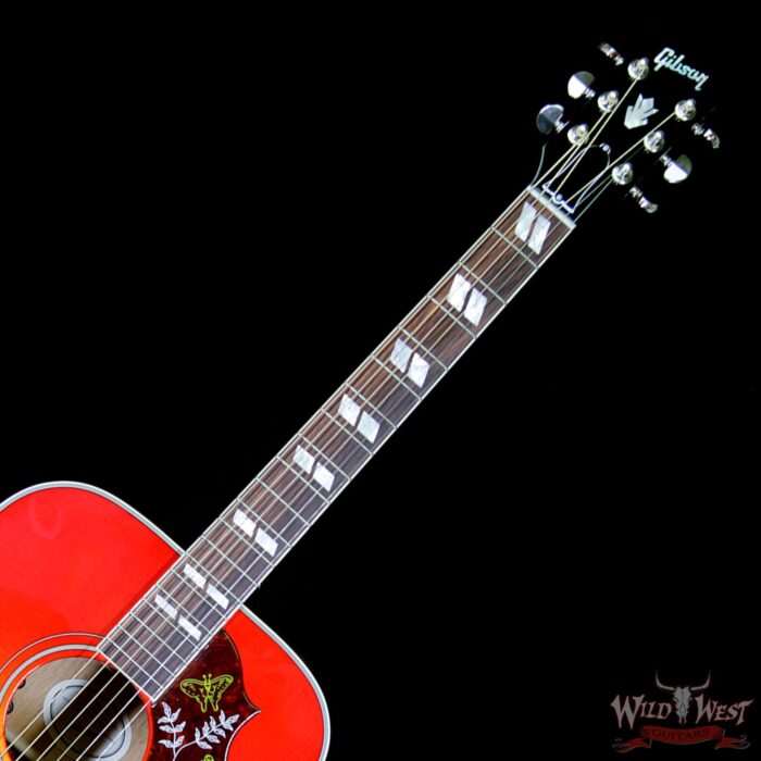 Gibson Montana Hummingbird 2018 Sitka Spruce Top Mahogany Back & Side Rosewood Board Heritage Burst - Image 8